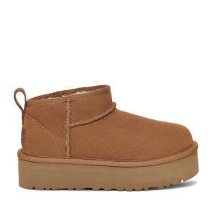 Ugg Australia Classic Ultra Mini Suede Παιδικά Μποτάκια Καφέ